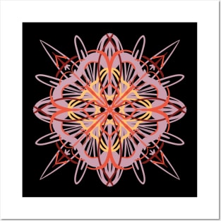 Mandala Boho Ornament Posters and Art